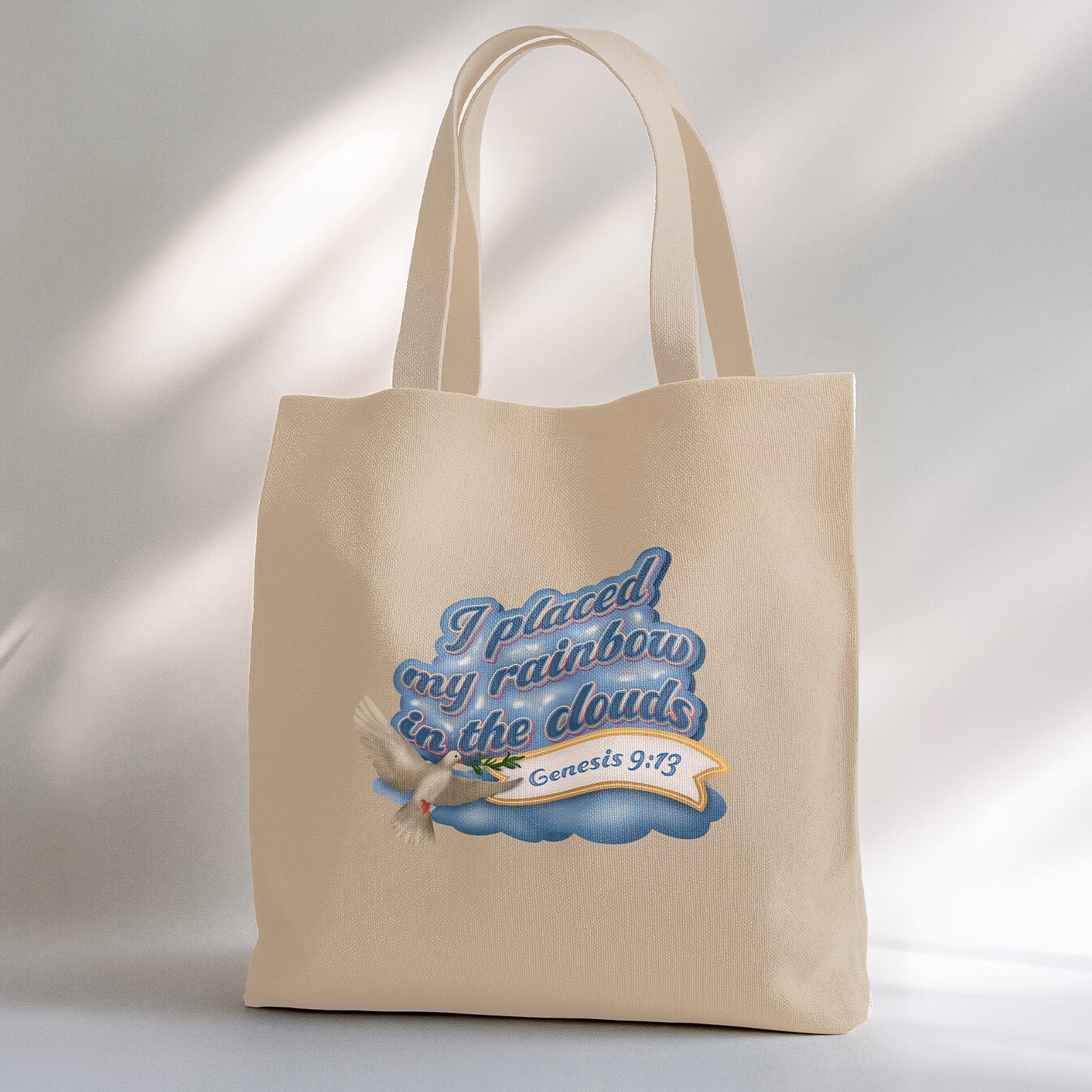 Rainbow In The Clouds (Genesis 9:13) Tote